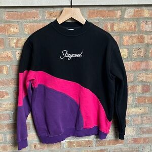 STAYCOOLNYC Racer Crew Neck Sweatshirt